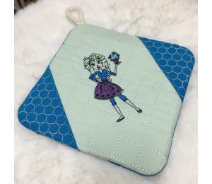 ADVENTSKALENDER 14. Dezember - Stickserie Cupcakes Girl